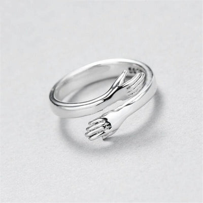 Silver Adjustable Hug Ring (BUY 1 GET 1 FREE)